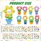 96-Piece Spring DIY Picture Frame Craft Kit – Handprint Flower Pot Keepsake Frames with Stickers for Kids’ Crafts, Spring Party, Home Activities, and Gift-Making